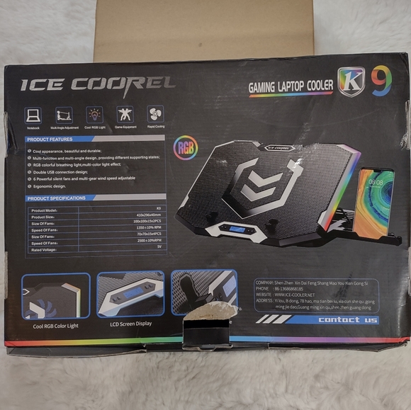 ICE COOREL RGB LAPTOP and PHONE STAND. - Picture 17 of 17